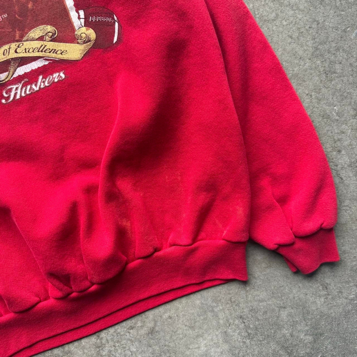 Vintage 90s Nebraska Huskers National Champions Crewneck - Large