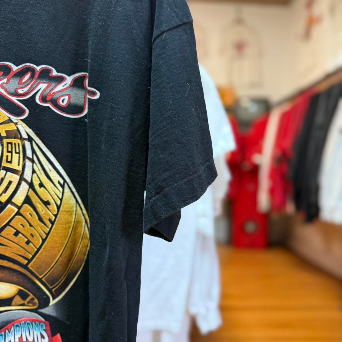 Vintage 90s Nebraska National Championship Ring T-Shirt - X-Large