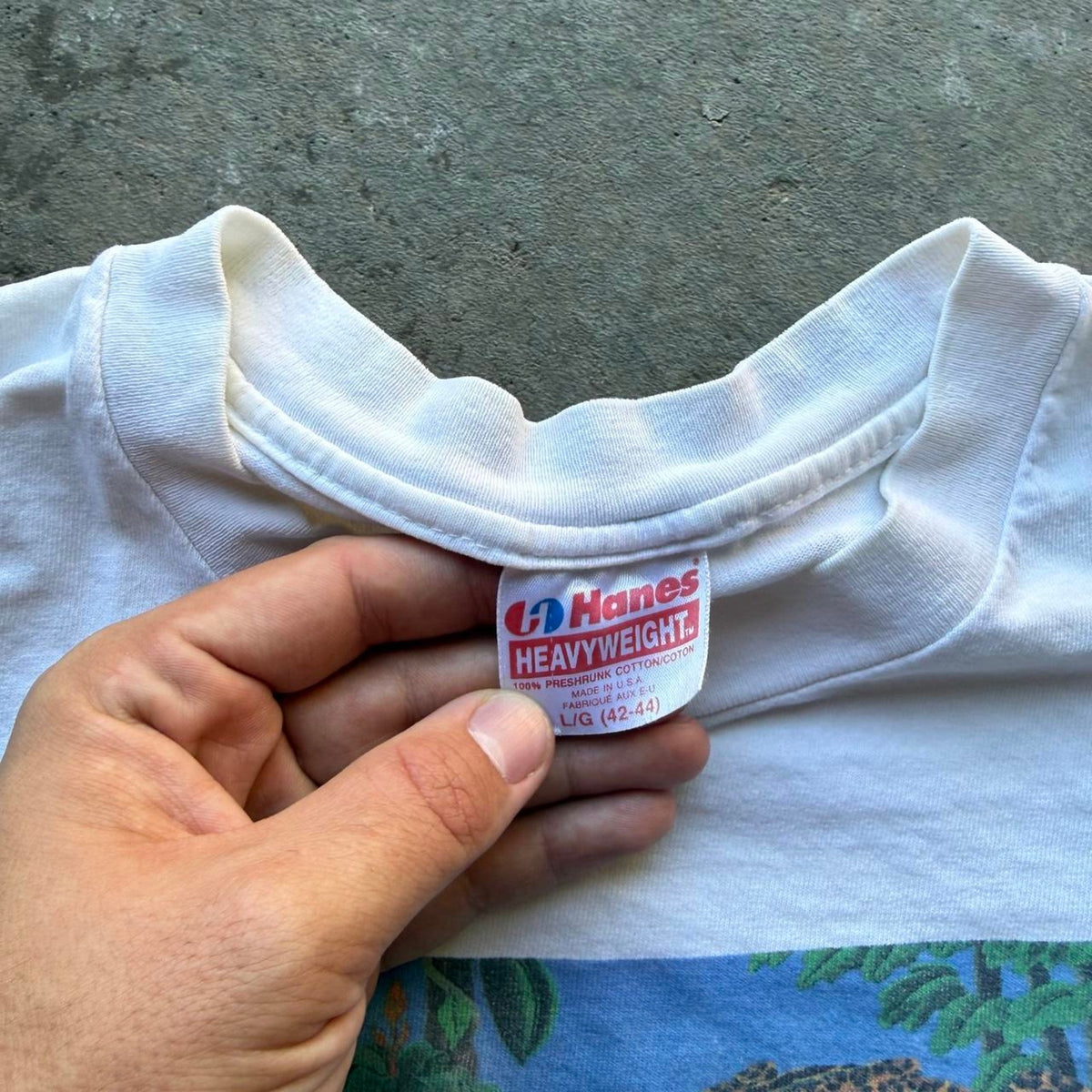 Vintage 90s Save the Tropical Treasures Animal Forest T-Shirt - Large