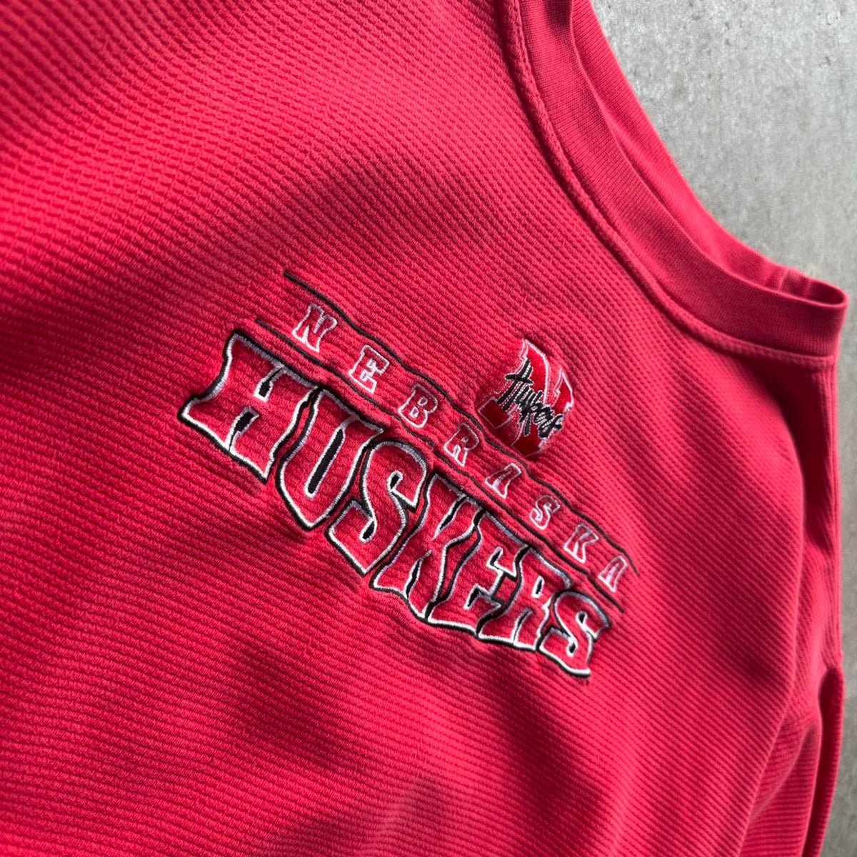 Vintage 90s Nebraska Huskers Embroidered Crewneck - XX-Large