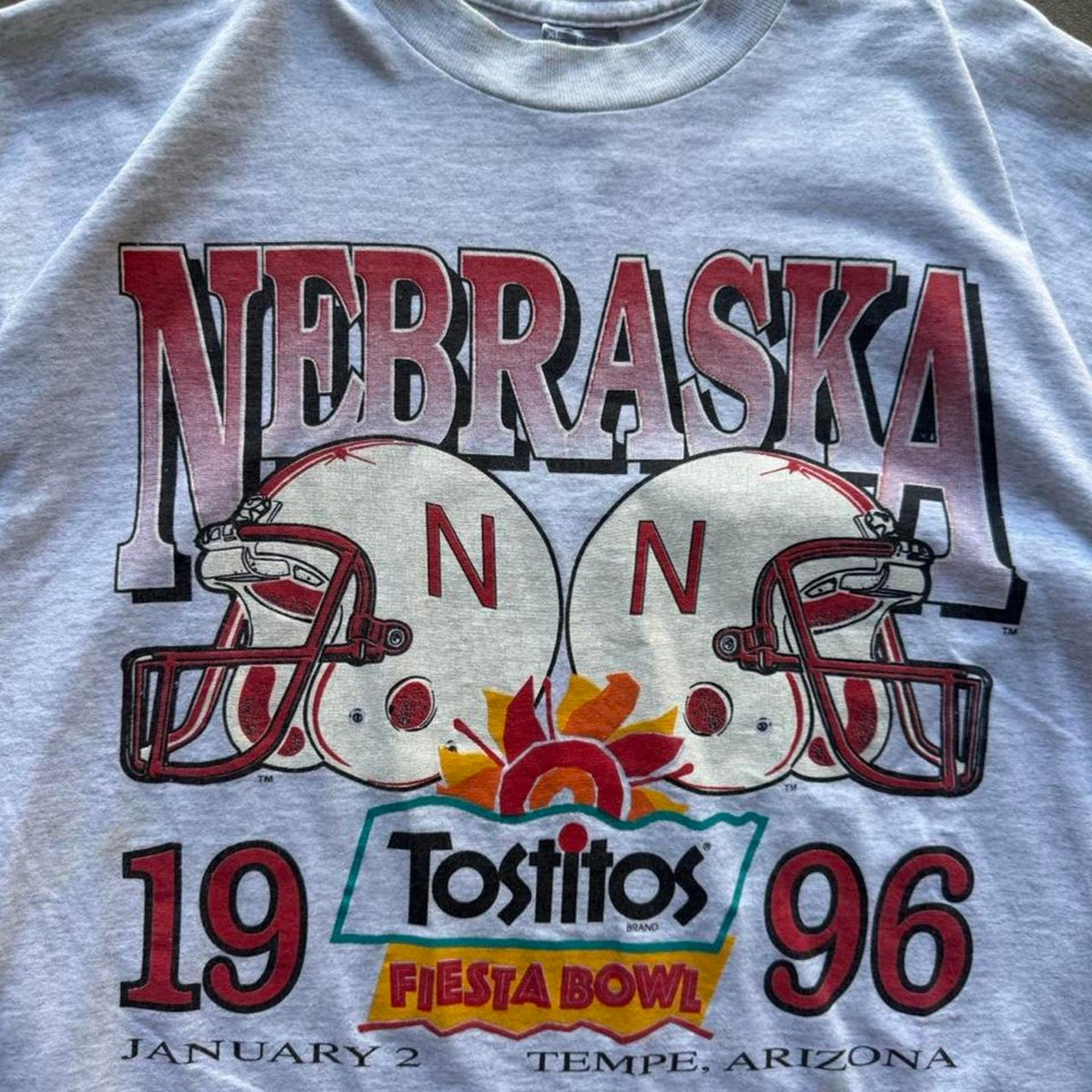 Vintage 1996 Nebraska Huskers Tostitos Bowl T-Shirt - X-Large