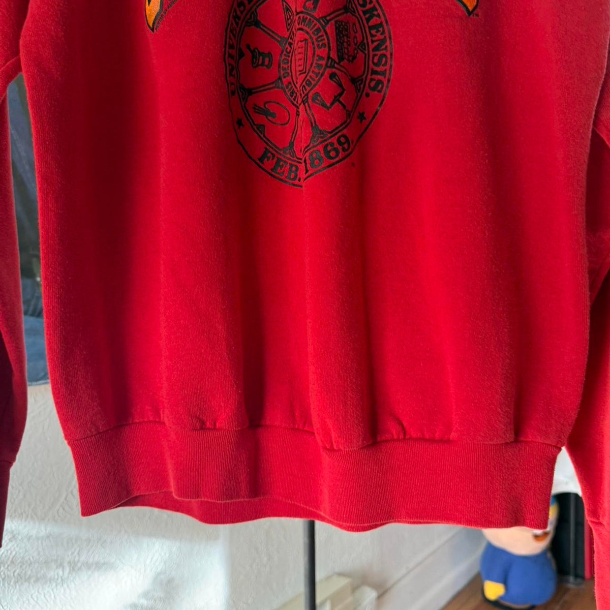Vintage 80s Nebraska Huskers School Crest Crewneck - X-Large