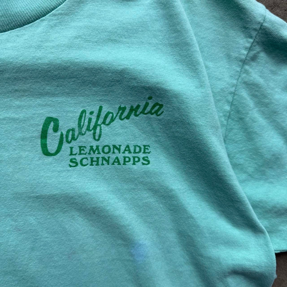 Vintage 80s California Lemonade Schnapps Alcohol T-Shirt - Large