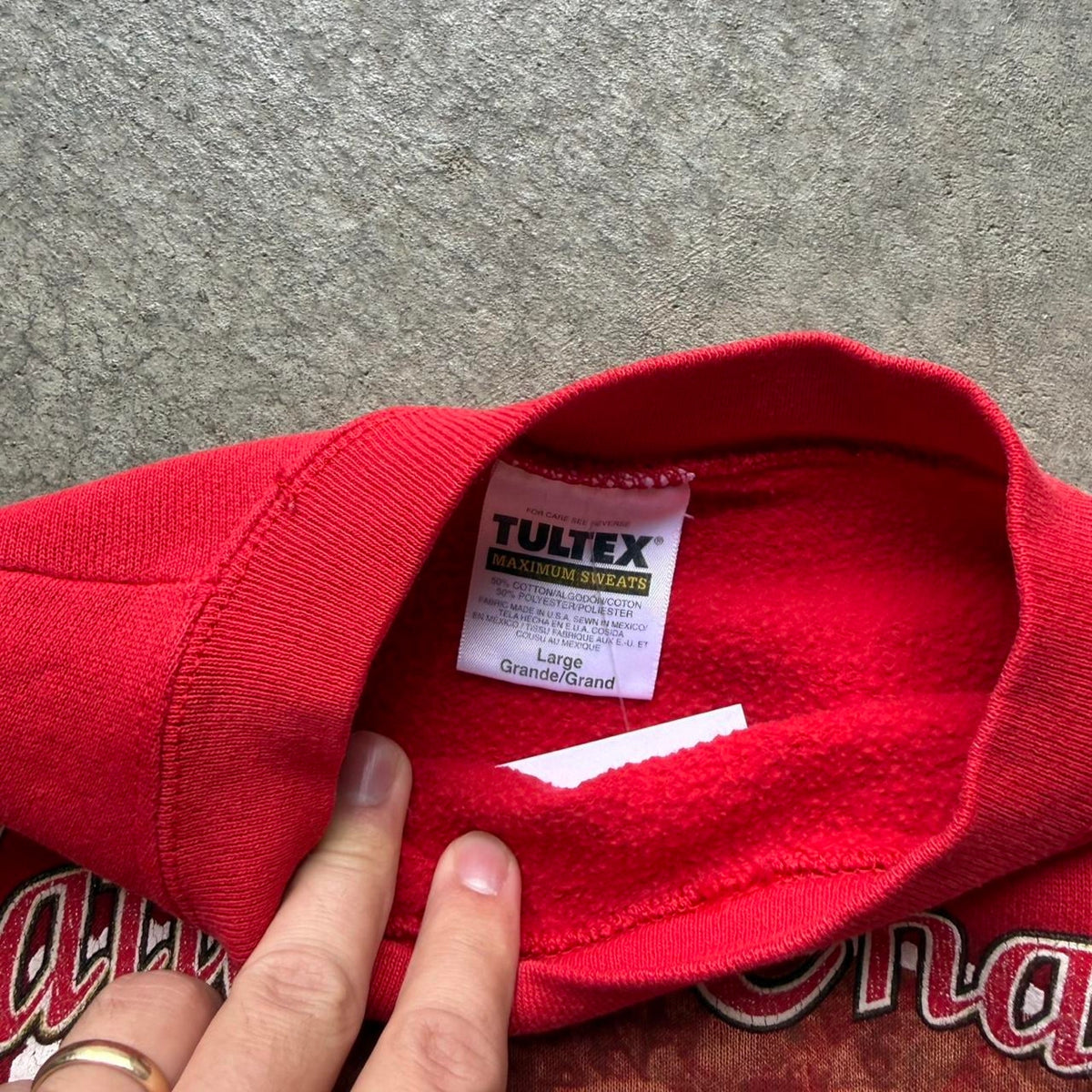 Vintage 90s Nebraska Huskers National Champions Crewneck - Large