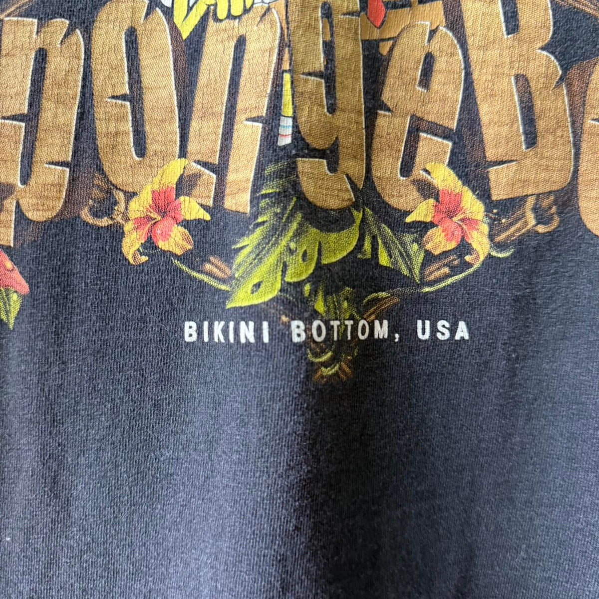 Vintage SpongeBob Bikini Bottom Cartoon Nickelodeon T-Shirt - X-Large