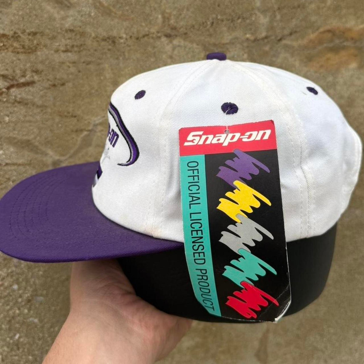 Vintage 90s Snap On Racing NASCAR Racing Snapback