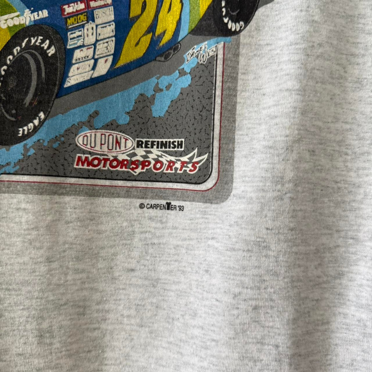 Vintage 90s Jeff Gordon NASCAR Racing Race Car T-Shirt - Large