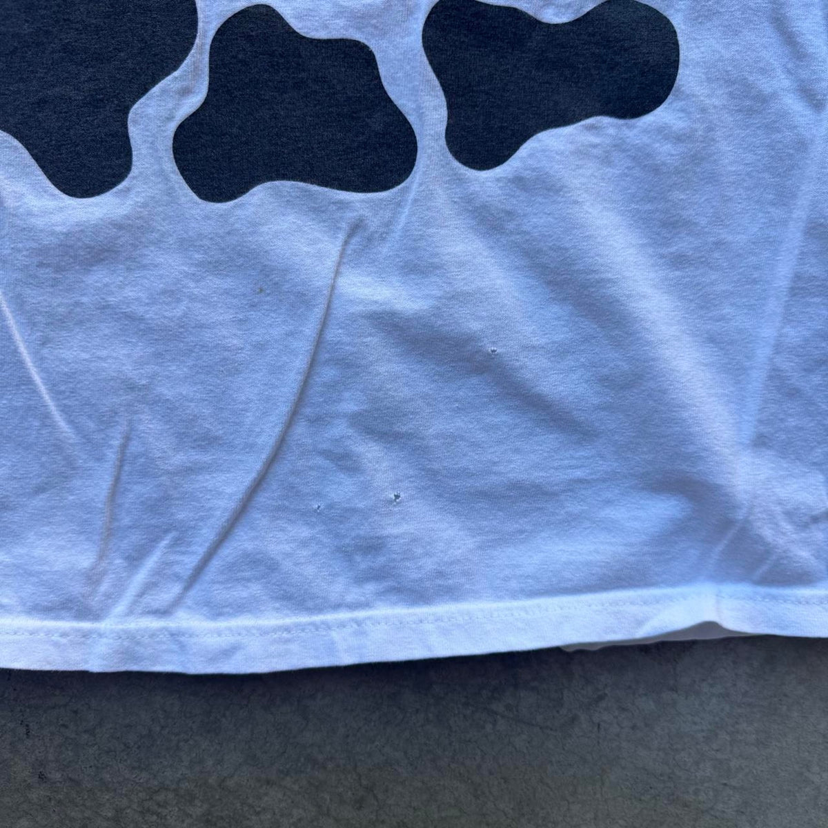 Vintage Y2K TCBY Moo Malt Newspaper T-Shirt - Small