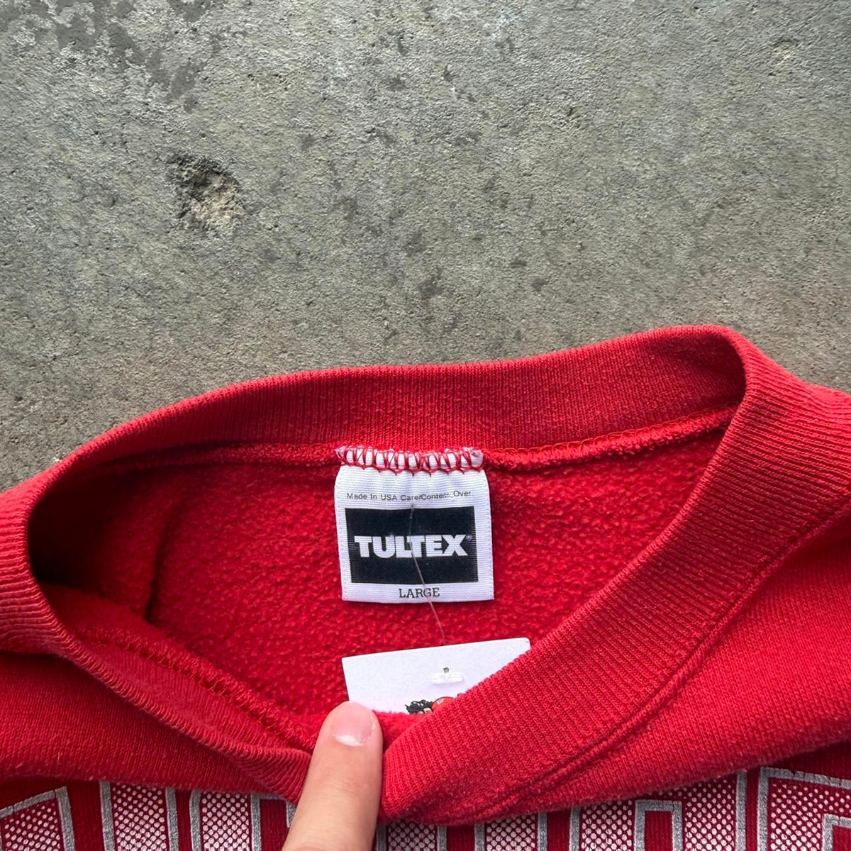 Vintage 90s Nebraska Huskers Lightning Soldier Crewneck - Large