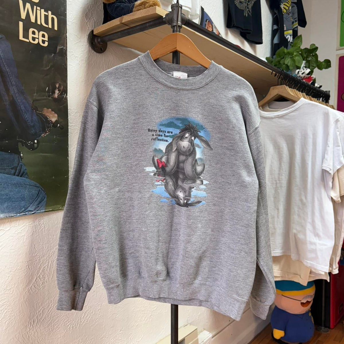 Vintage 90s Eeyore Disney Winnie the Pooh Crewneck - Medium