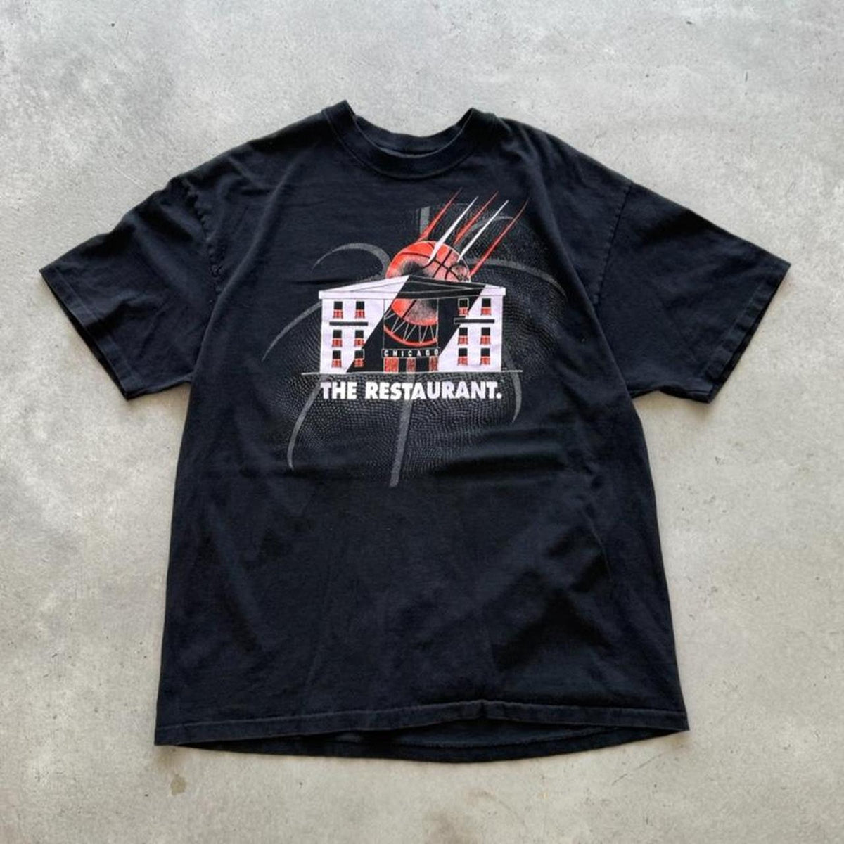 Vintage 90s Michael Jordan The Restaurant Nike T-Shirt - X-Large