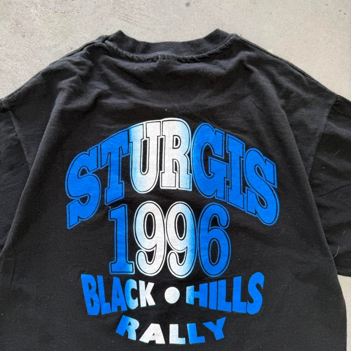 Vintage 1996 Sturgis Black Hills Rally Motorcycle T-Shirt - Large