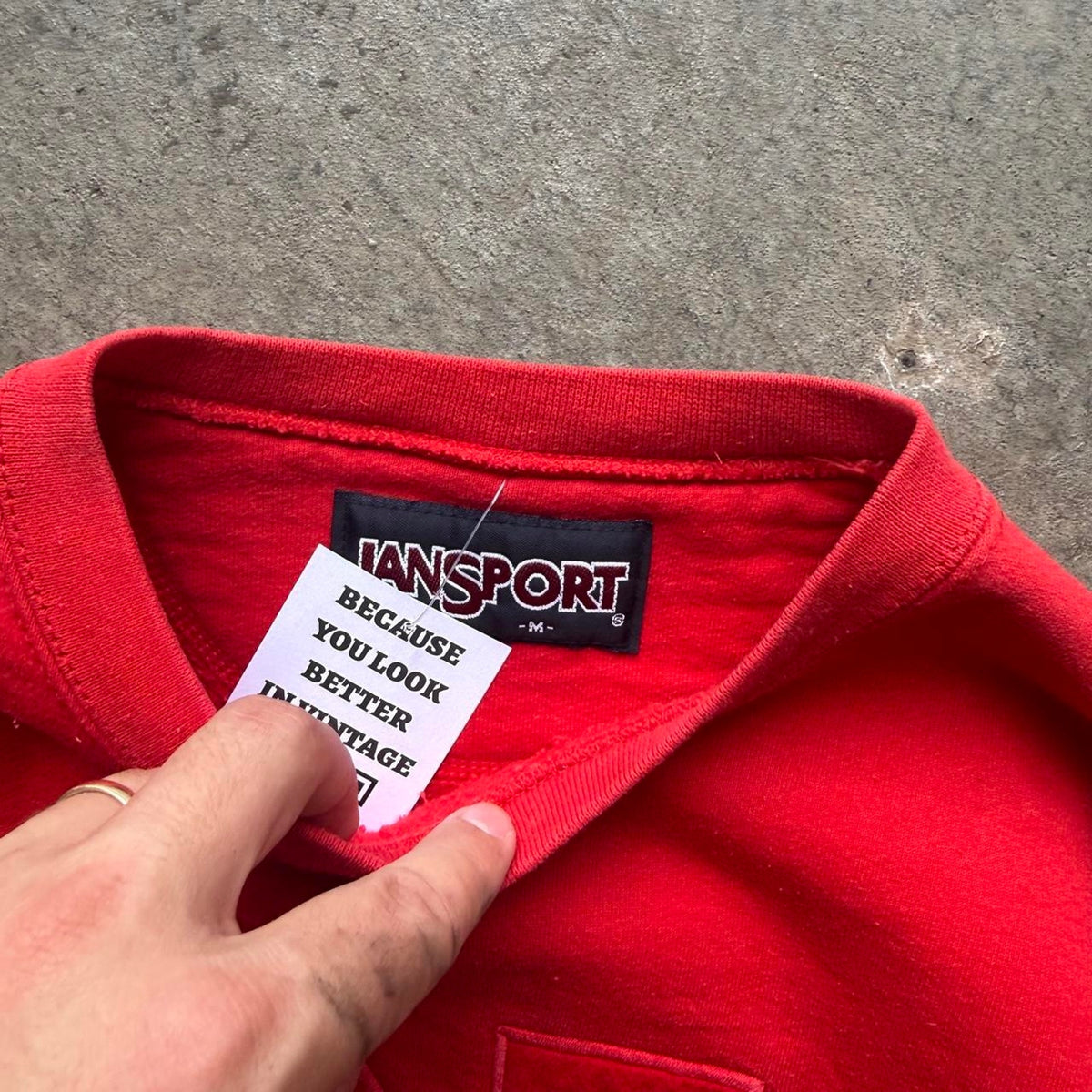 Vintage 90s Nebraska Huskers Embroidered Crewneck - Medium
