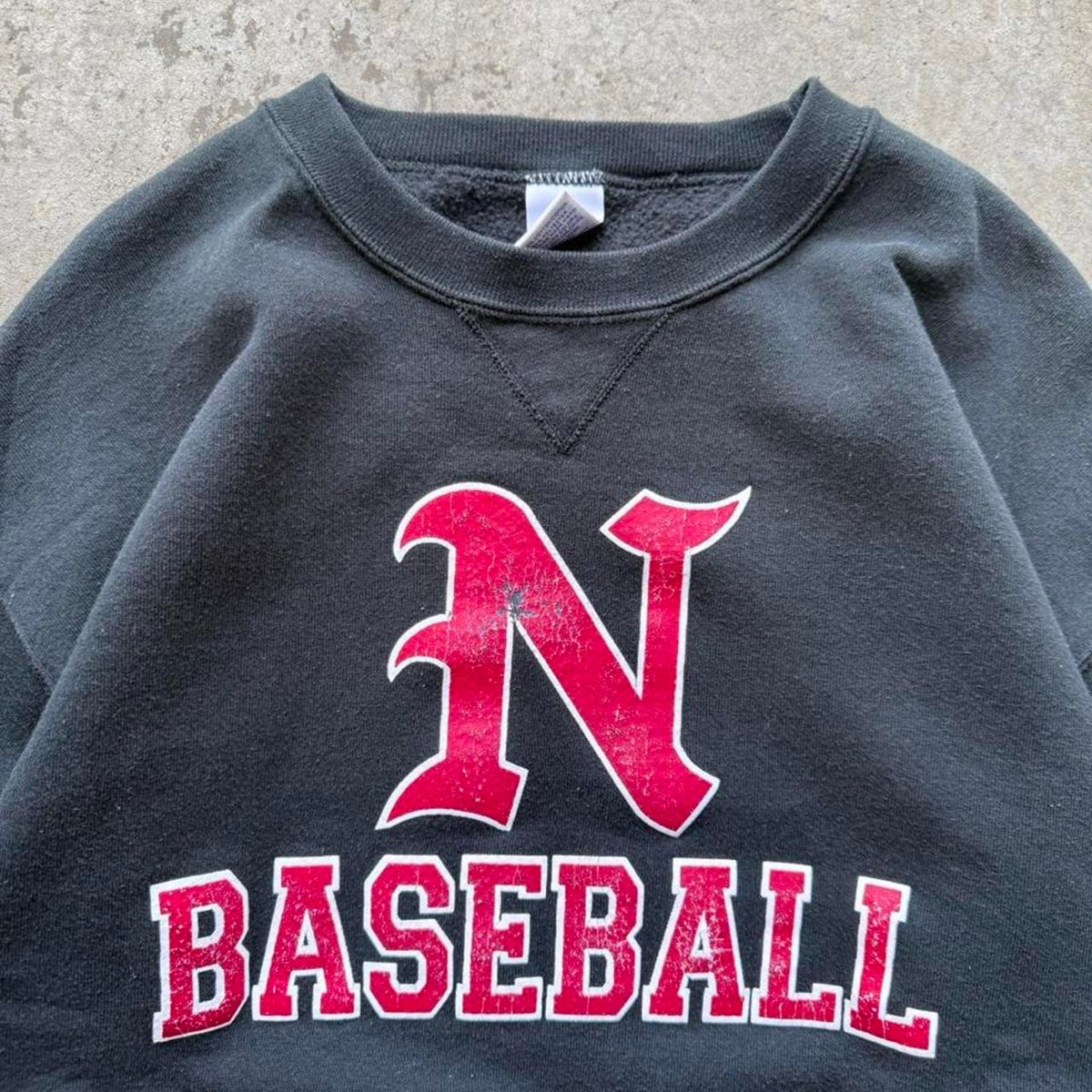 Vintage Nebraska Huskers Baseball Russell Athletic Crewneck - Large