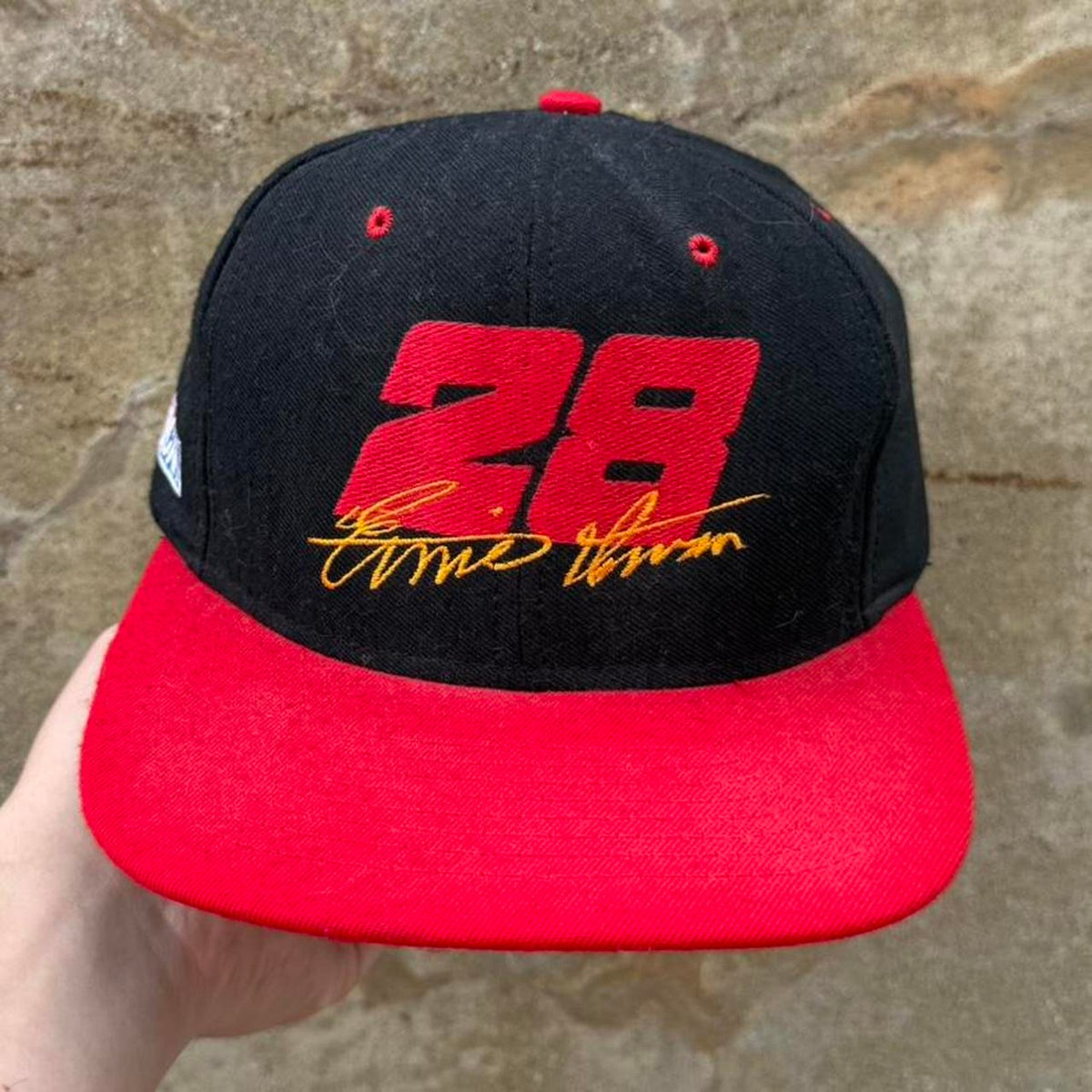 Vintage 90s Ernie Erwin Nascar Racing Race Car Snapback