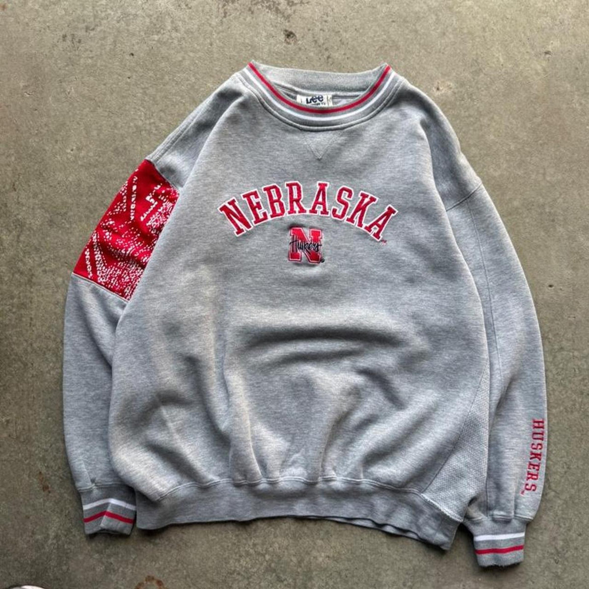 Vintage 90s Nebraska Huskers Crewneck - Large