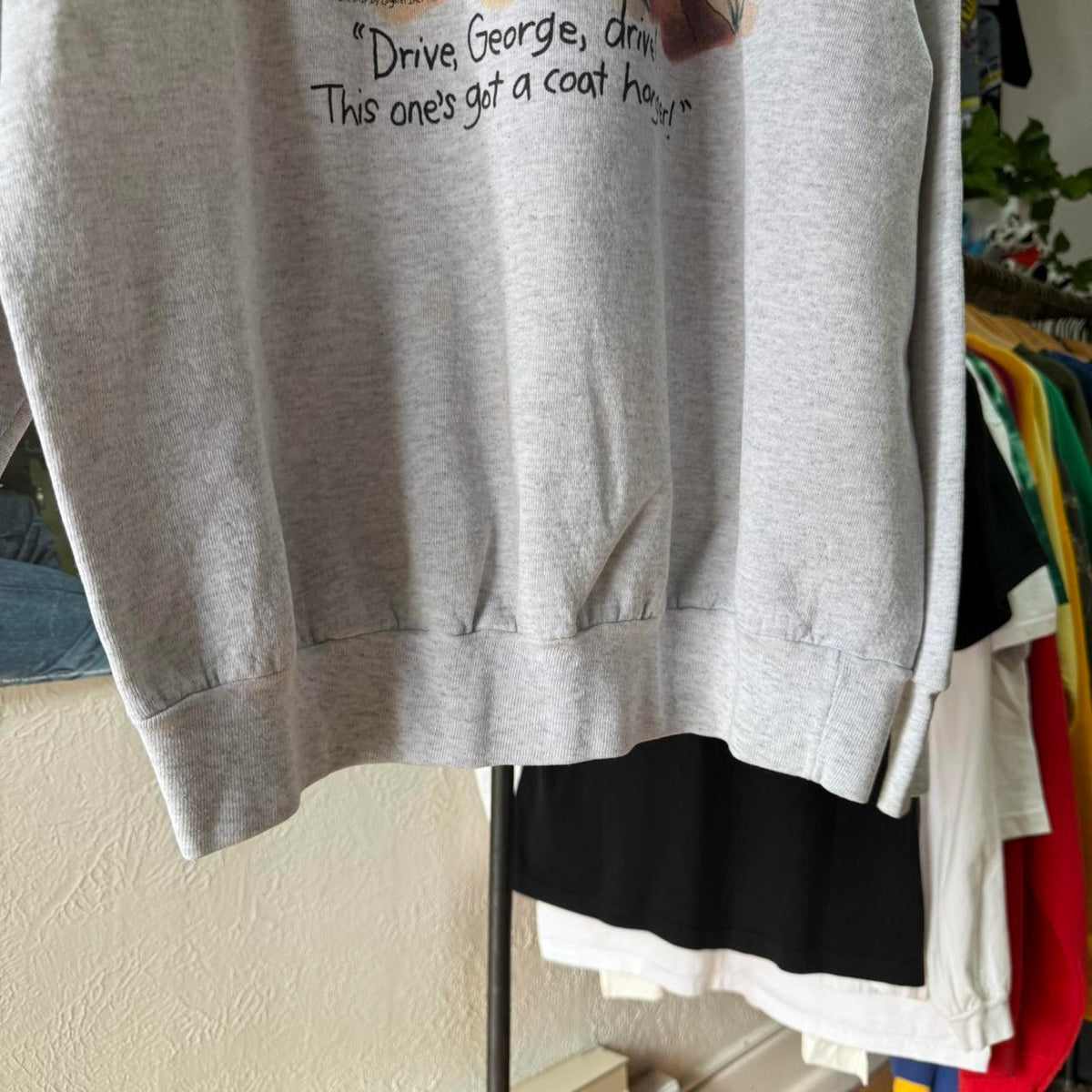 Vintage 90s Farside Safari Comic Humor Crewneck - X-Large