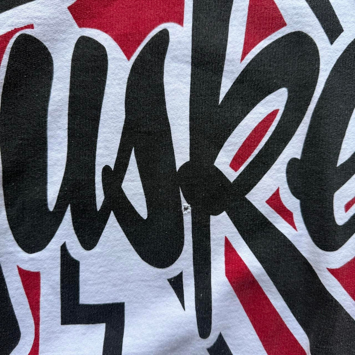 Vintage 90s Nebraska Husker Gallop All Over Print Crewneck - Large