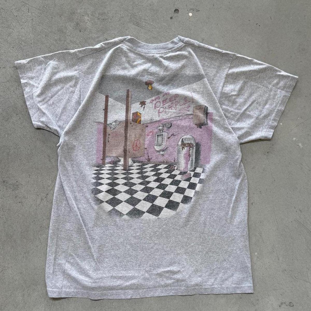 Vintage 80s Deep Purple Band Tour T-Shirt - X-Large