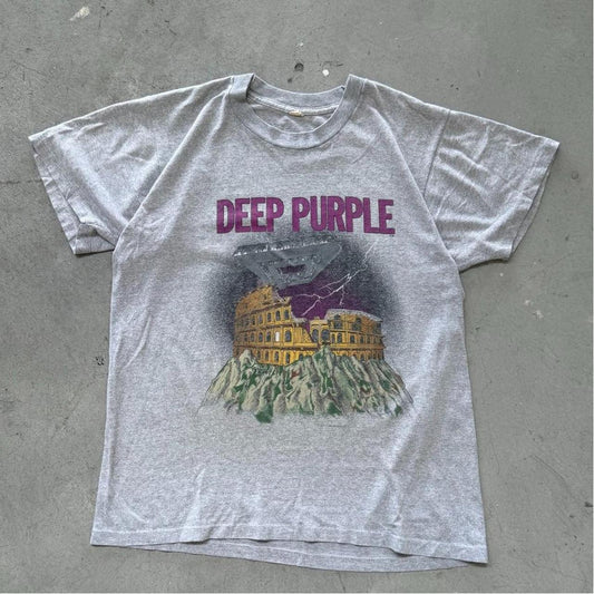 Vintage 80s Deep Purple Band Tour T-Shirt - X-Large