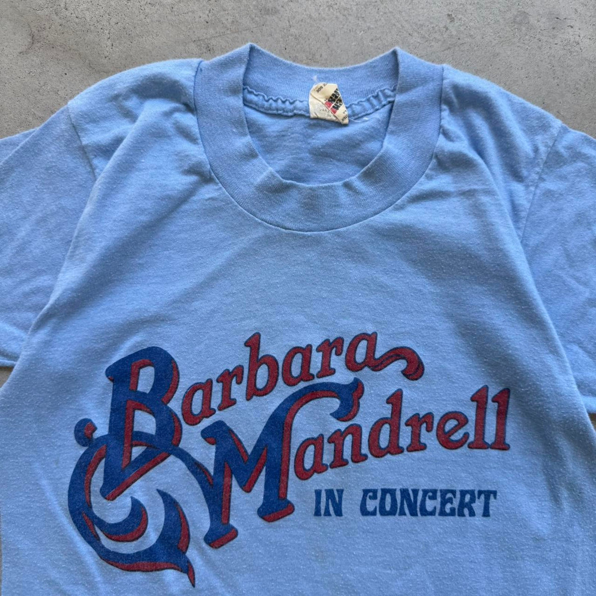 Vintage 80s Barbara Mandrell In Concert Band T-Shirt - Kids 10-12
