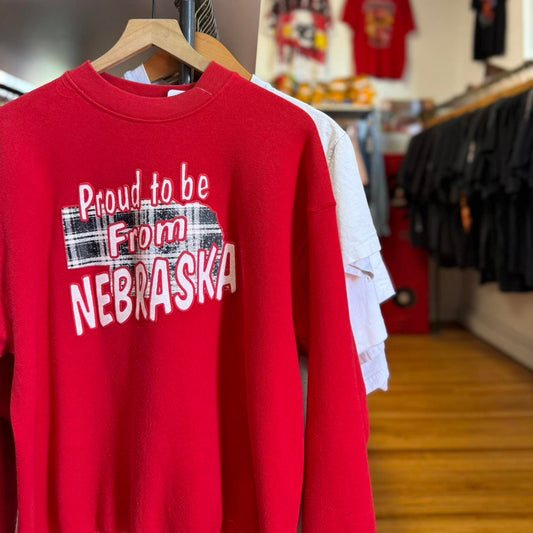 Vintage 90s Proud to be from Nebraska Huskers Crewneck