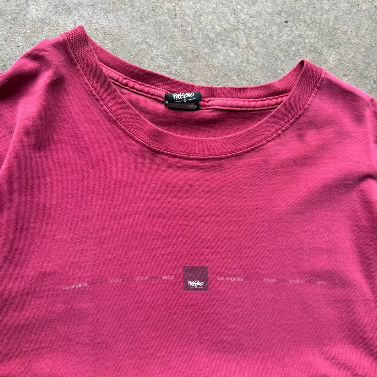 Vintage 90s Mossimo Box Logo T-Shirt - X-Large