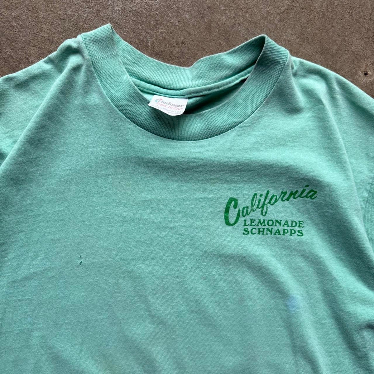 Vintage 80s California Lemonade Schnapps Alcohol T-Shirt - Large