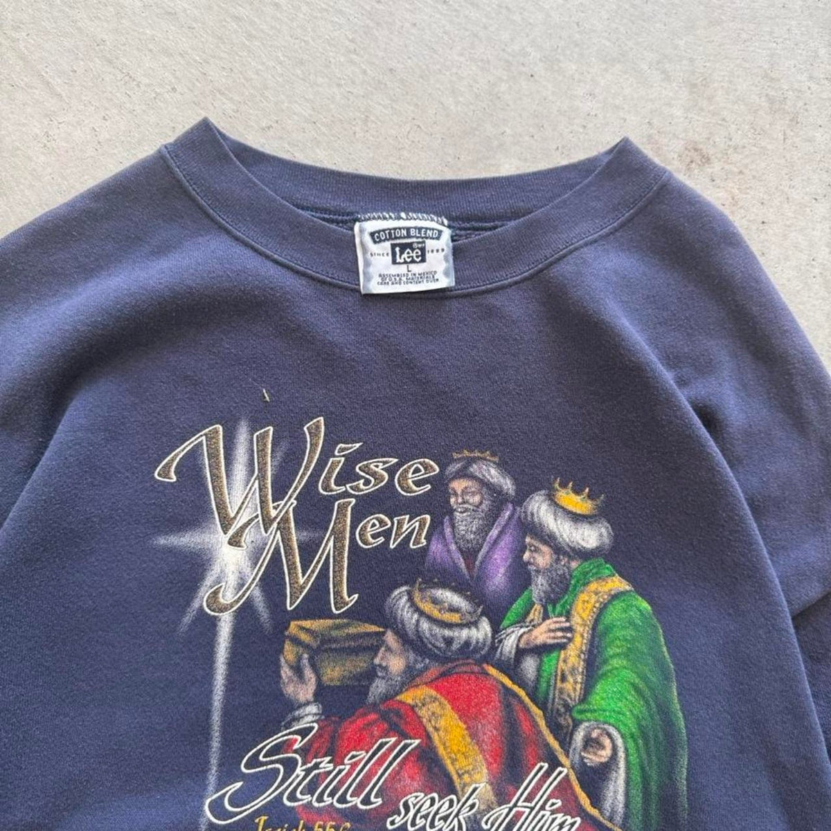 Vintage 90s Living Epistles Wise Men Jesus Crewneck - Large