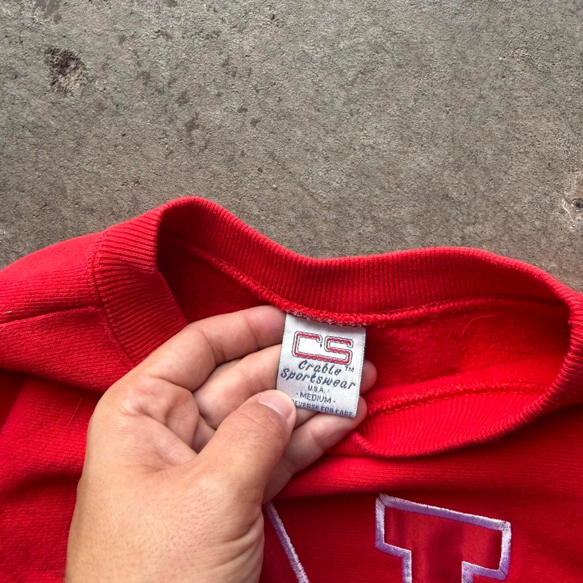 Vintage 90s Nebraska Huskers C Jones 44 Crewneck - Medium