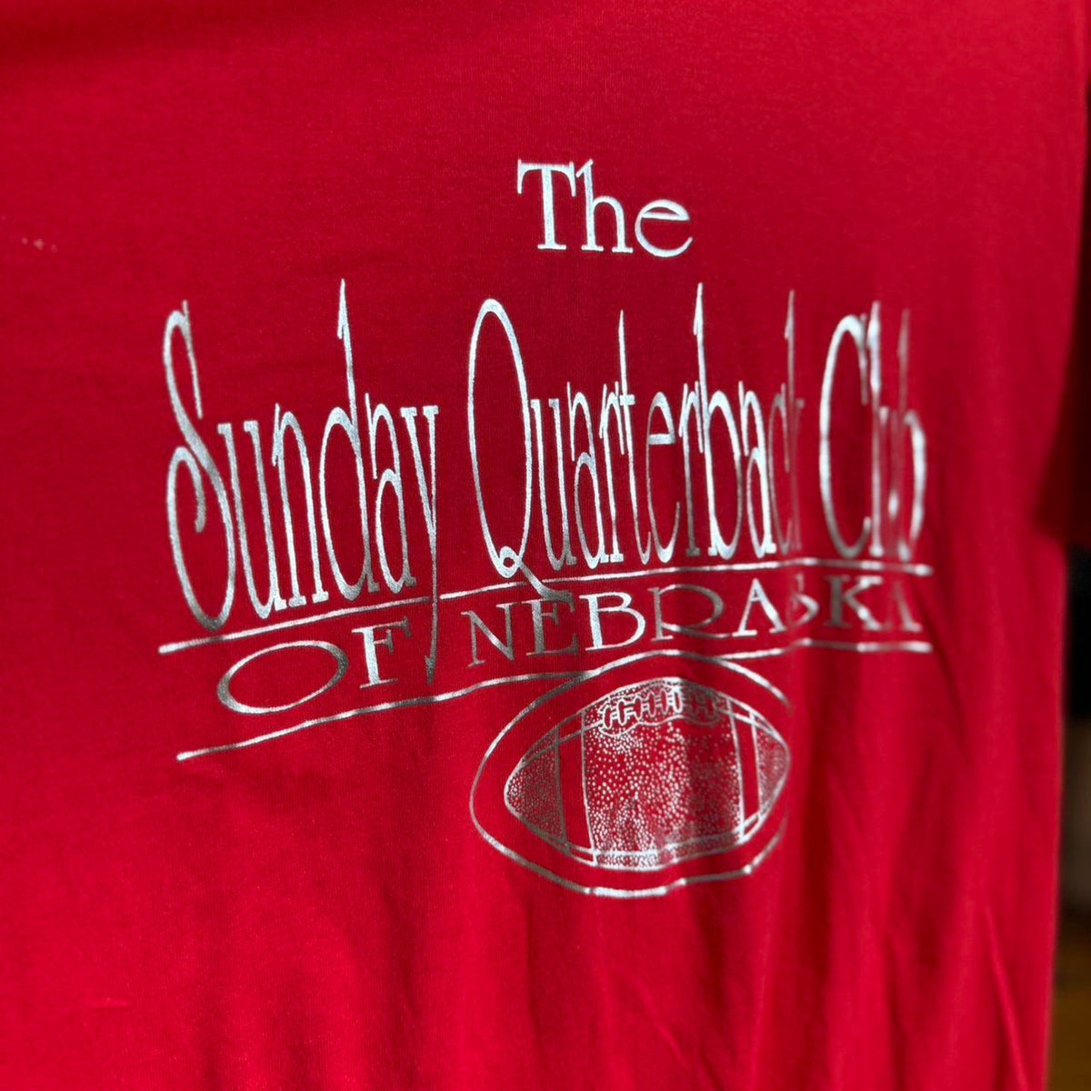 Vintage 80s Nebraska Huskers Sunday Quarterback Club T-Shirt