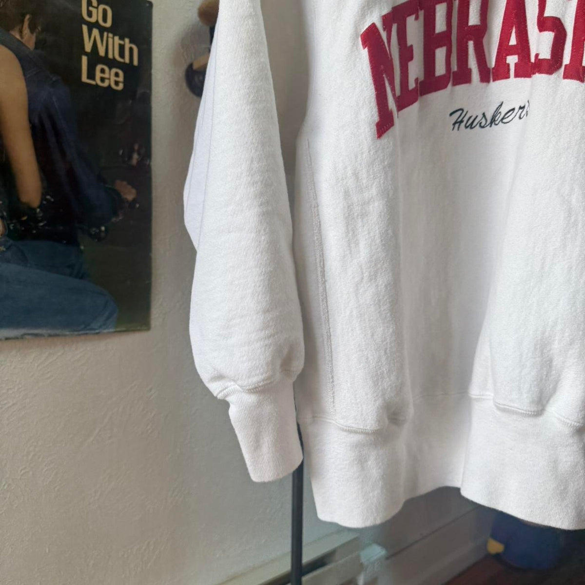 Vintage 90s Nebraska Huskers Champion Reverse Weave Crewneck - Medium