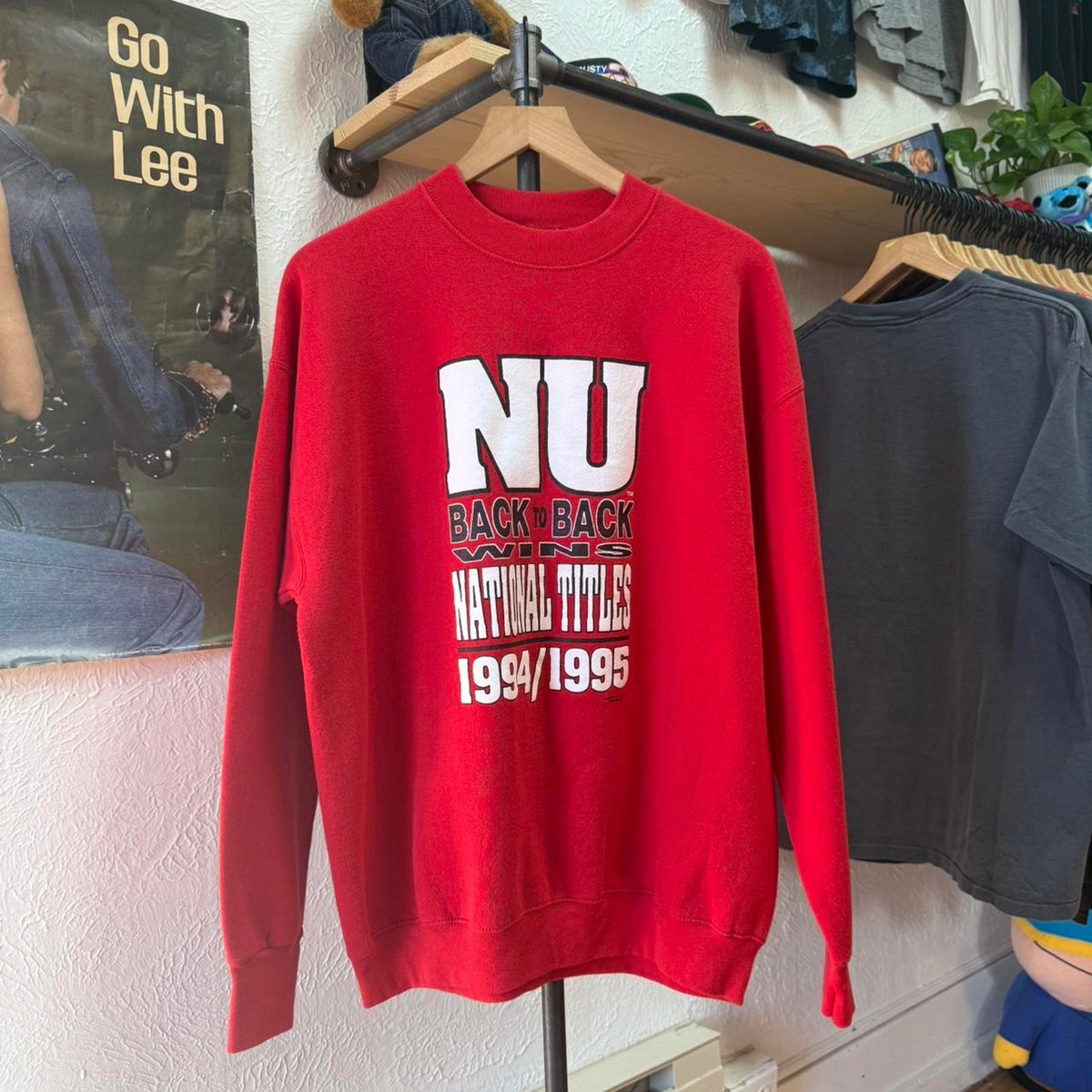 Vintage 90s Nebraska Huskers Back to Back Crewneck - X-Large