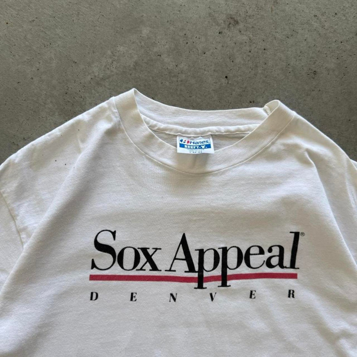 Vintage 90s Sox Appeal Denver Humor T-Shirt - Large