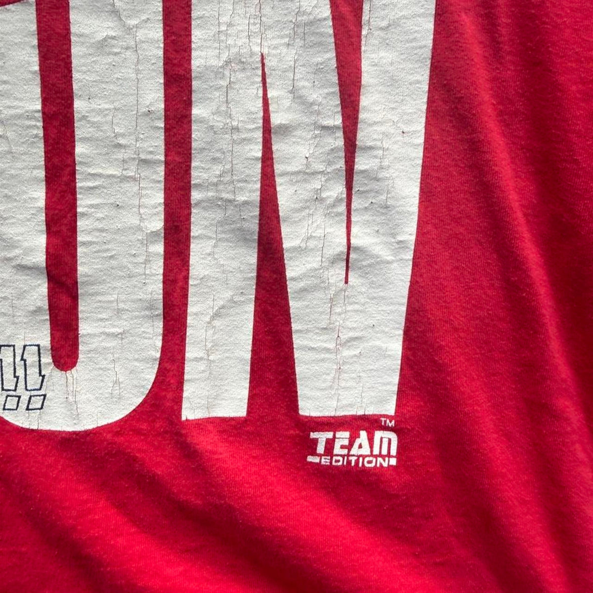Vintage 90s Nebraska Huskers Herbie All Over Print T-Shirt - OSFA