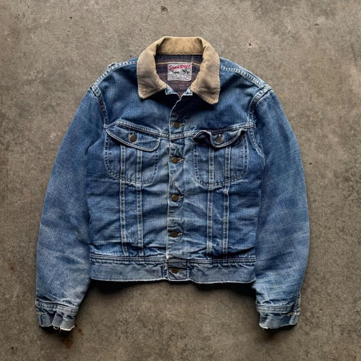 Vintage 70s Lee Stormrider Blanket Lined Jacket - 36