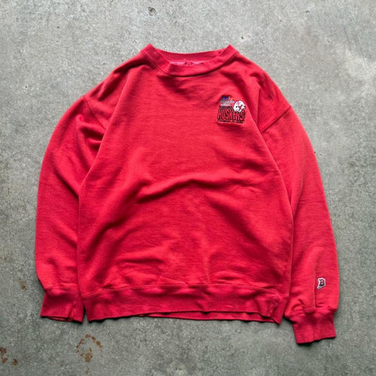 Vintage 1996 Nebraska Huskers FedEx Orange Bowl Crewneck - Medium