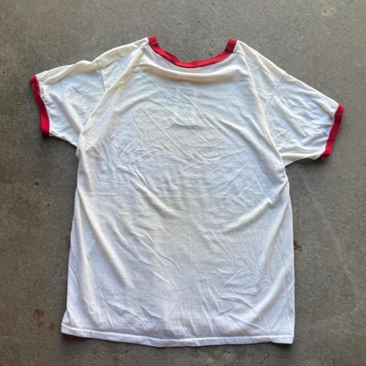 Vintage 80s Nebraska Huskers I’d Sooner be Dead Ringer T-Shirt - X-Large