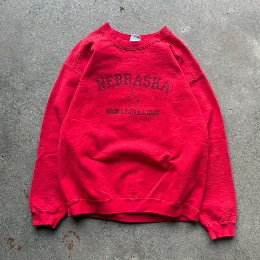 Vintage 90s Nebraska Huskers Herbie Crewneck - Large
