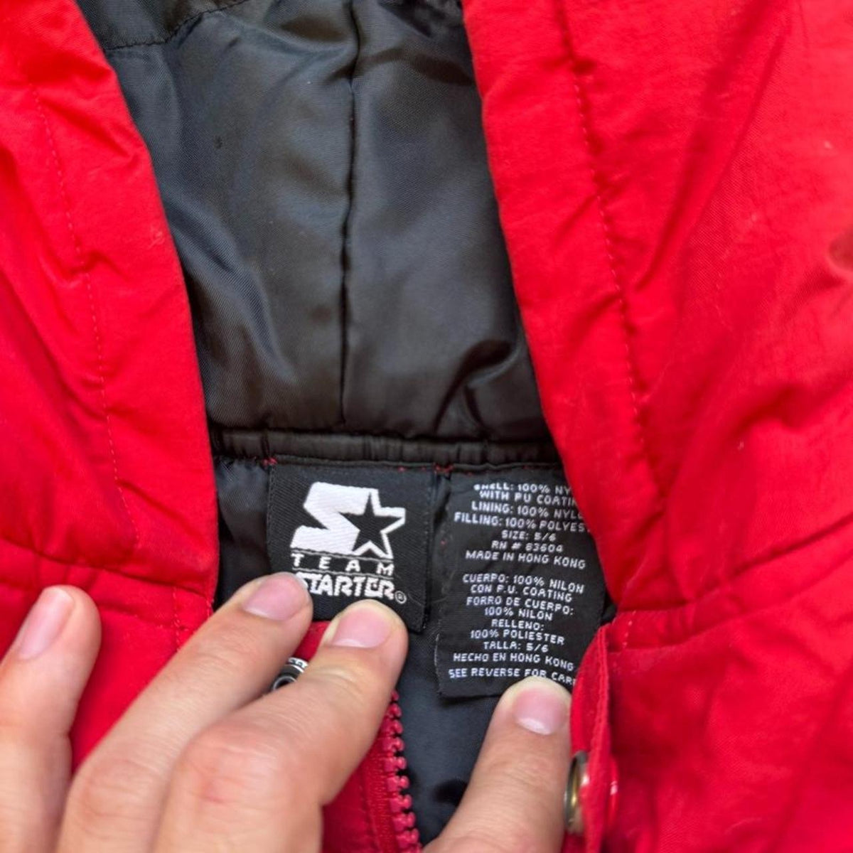 Vintage 90s Nebraska Huskers Puffer Jacket - Kids 5/6