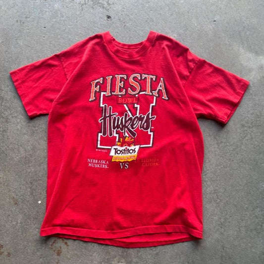 Vintage 1996 Nebraska Huskers Fiesta Bowl T-Shirt - X-Large