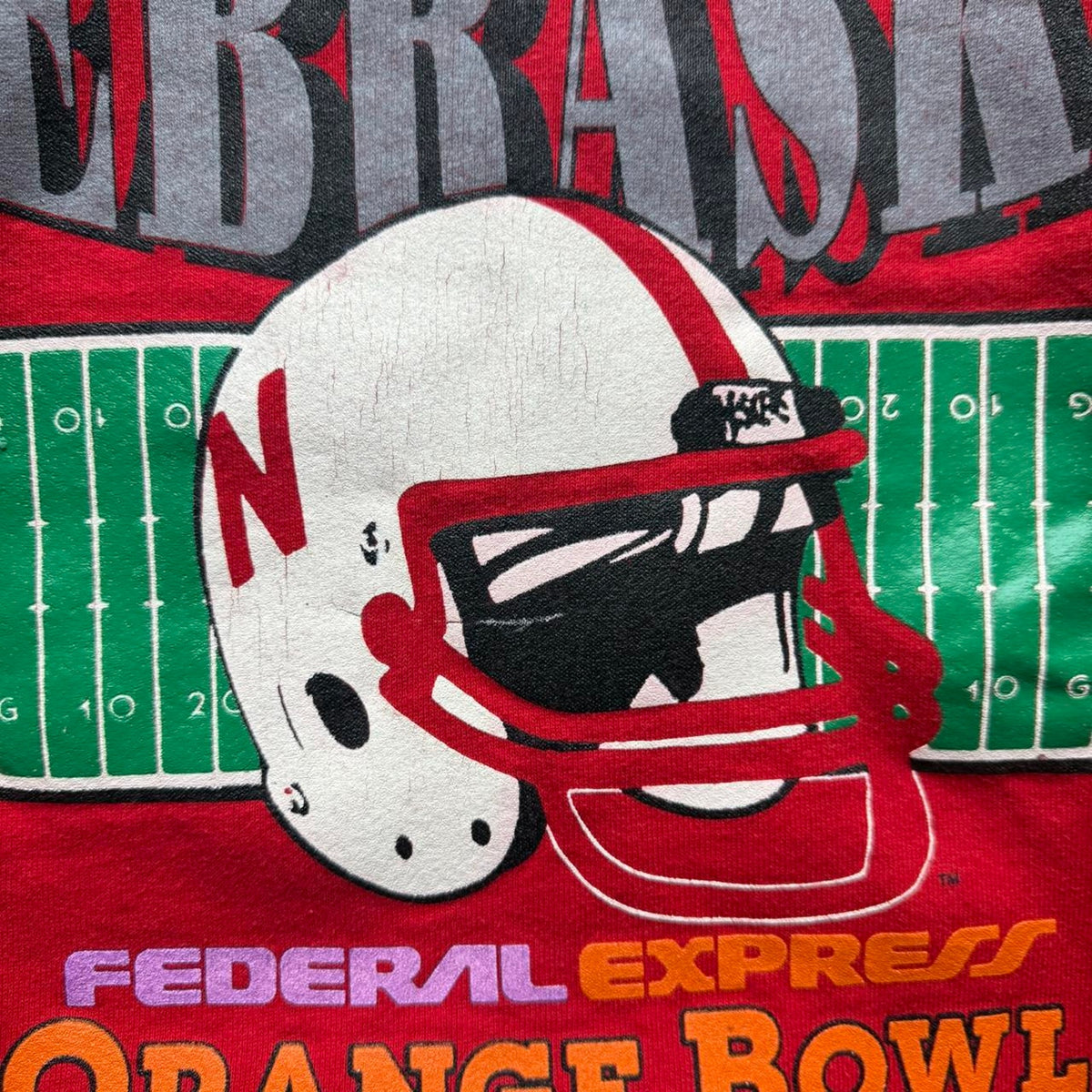 Vintage 1992 Nebraska Huskers FedEx Orange Bowl Crewneck - Large