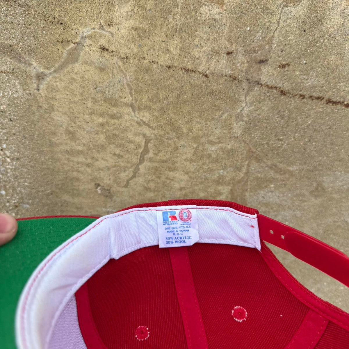 Vintage 90s Nebraska Huskers Russell Athletic Snapback