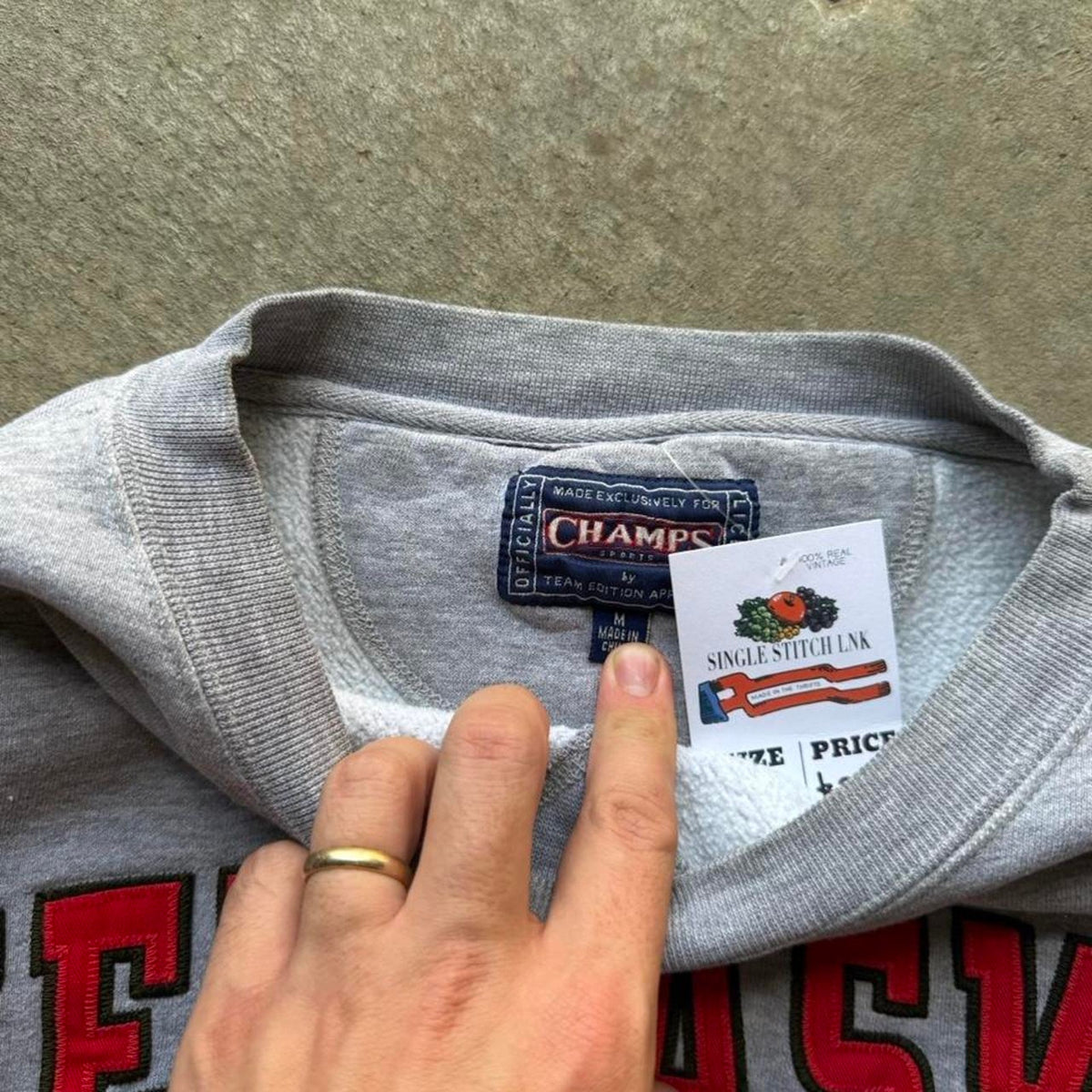 Vintage 90s Nebraska Huskers Spell Out Crewneck - Medium
