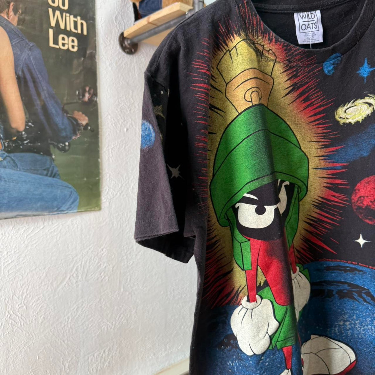 Vintage 90s Marvin the Martian Looney Tunes AOP T-Shirt - X-Large