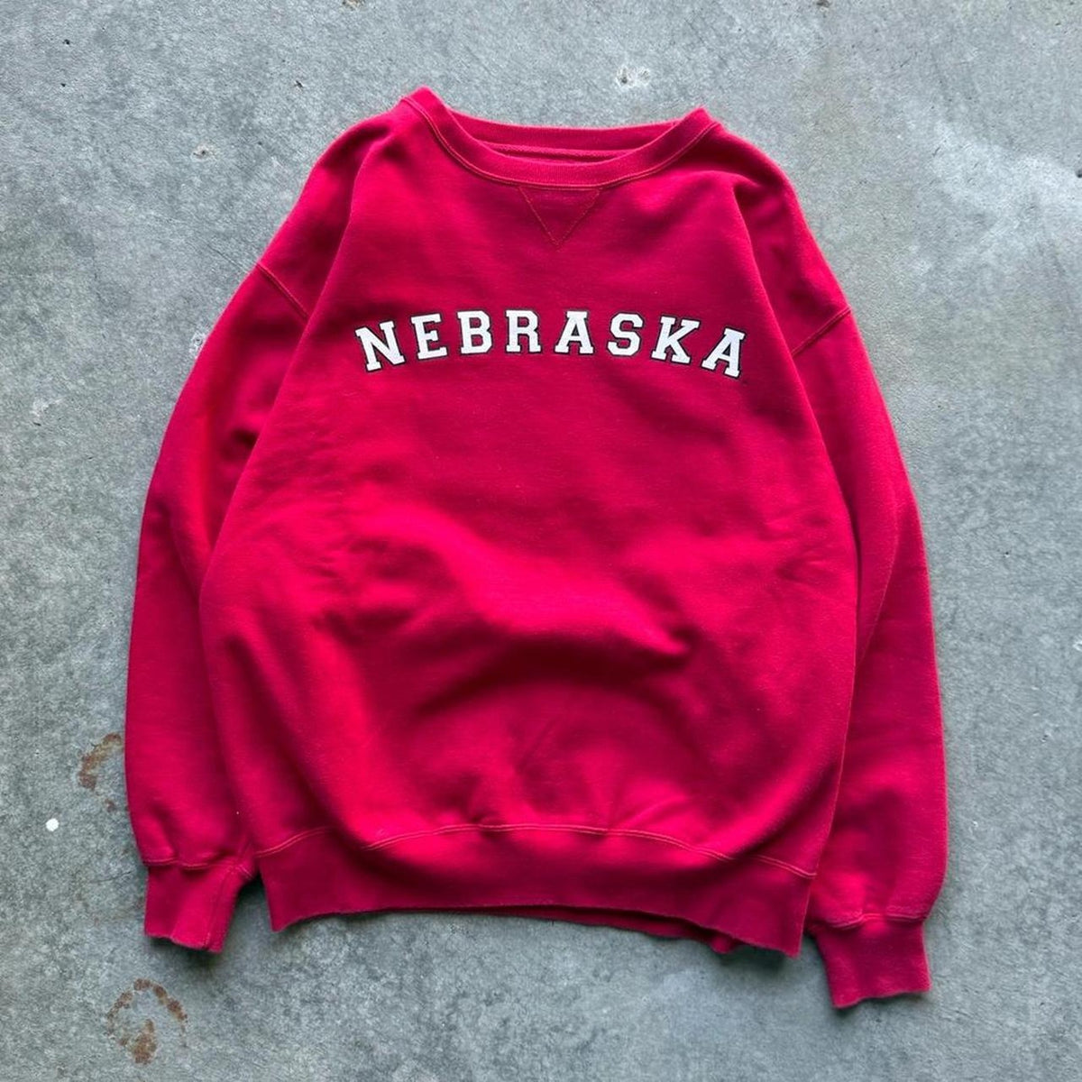 Vintage 90s Nebraska Huskers Spell Out Crewneck - Small