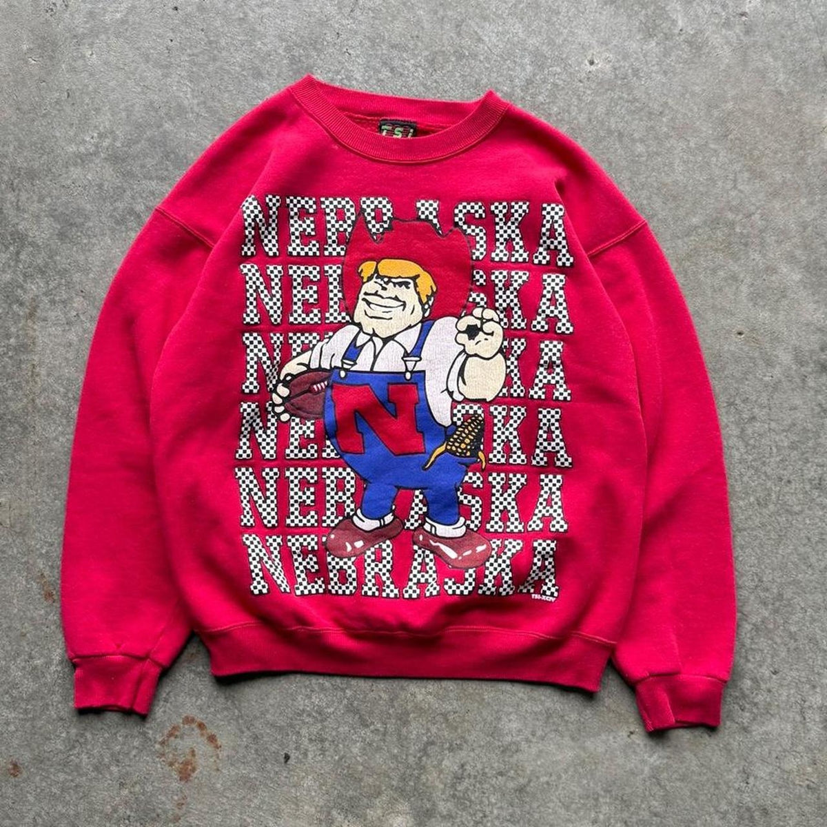 Vintage 90s Nebraska Huskers Herbie Crewneck - Large