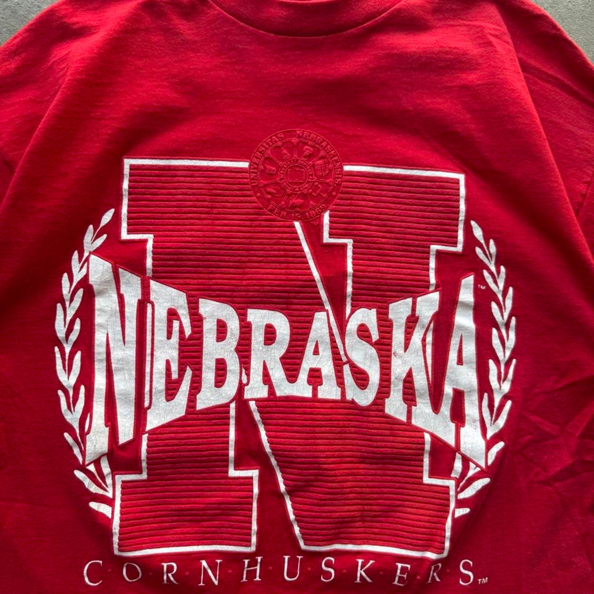 Vintage 90s Nebraska Huskers N T-Shirt - X-Large