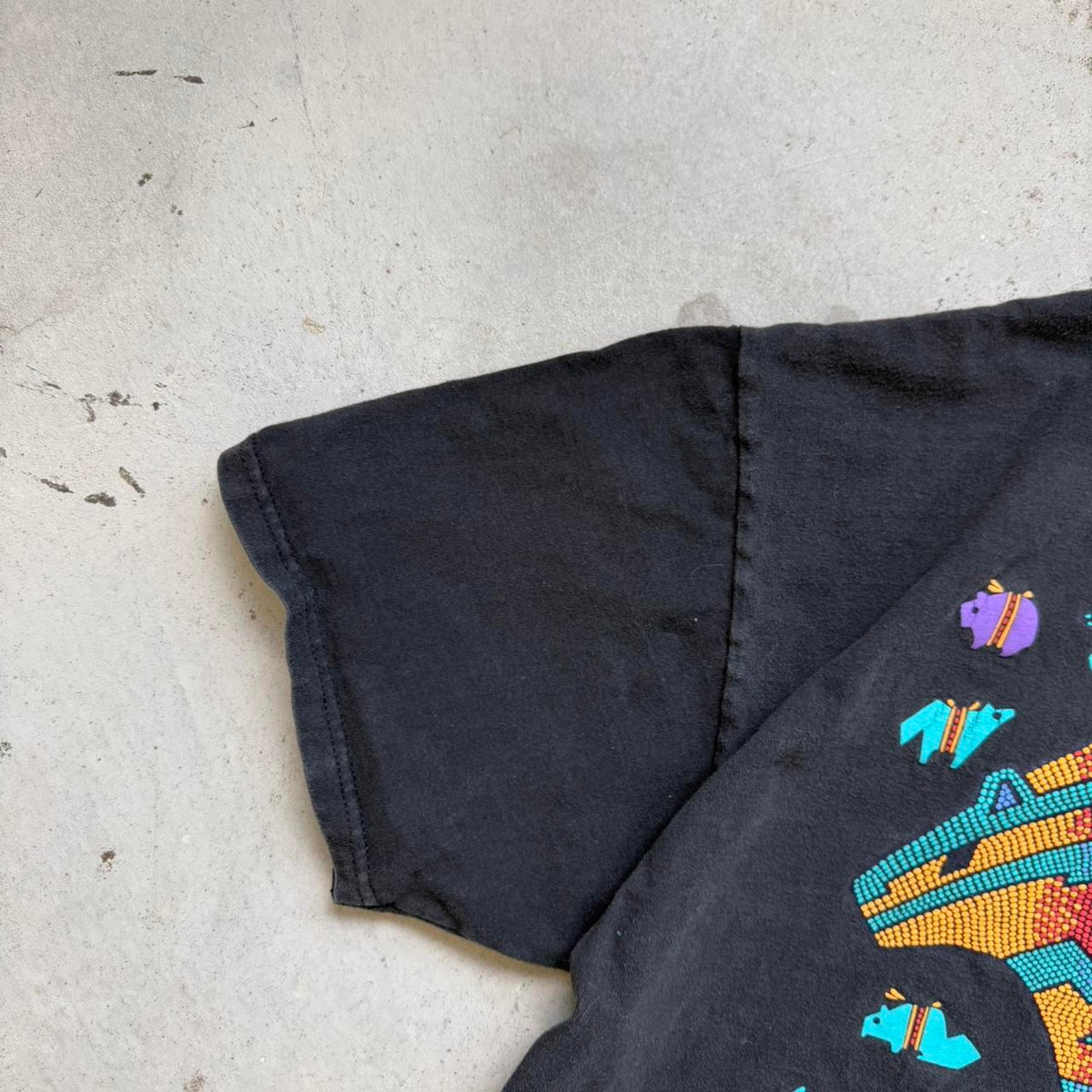 Vintage 90s Native American Aztec Western T-Shirt - X-Large