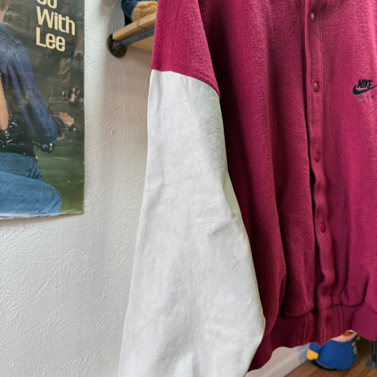 Vintage 90s Nike Air Letterman Jacket - Large